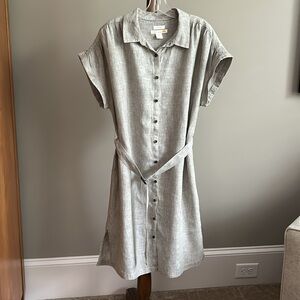 C & C California Linen Dress Size XL